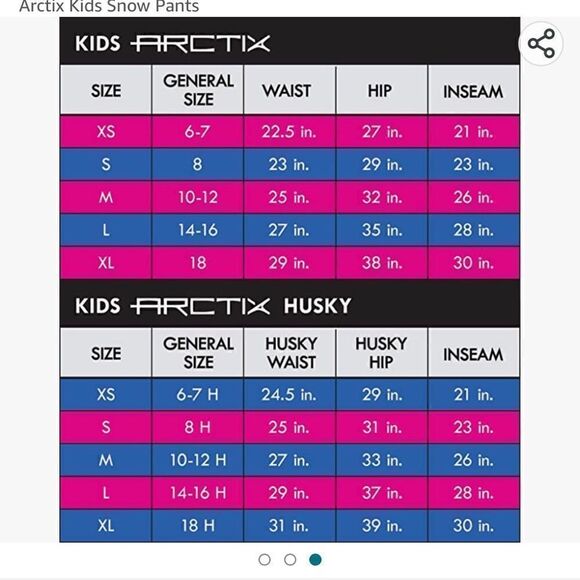Arctix Kids Premium Insulated Snow Pants Husky Youth - Picture 11 of 12